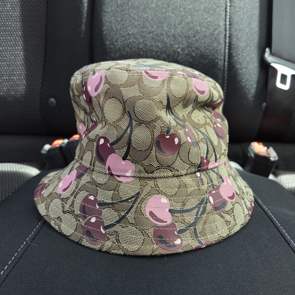 Coach Cherry Print Bucket Hat
